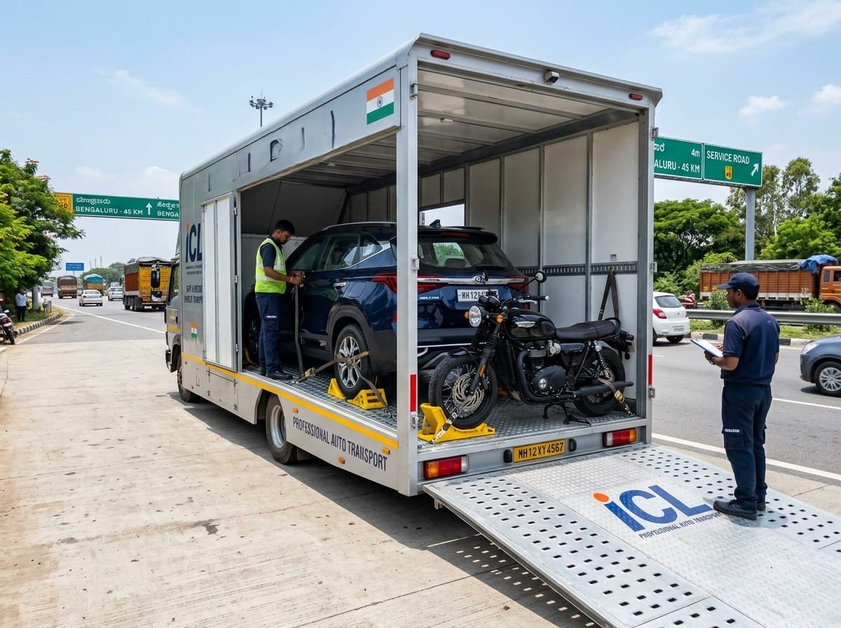 Closed Automobile Carrier Transport Gurgaon